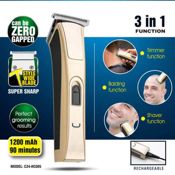 KIKI Electric Cordless Professional and Hair Cutting Hair Clipper