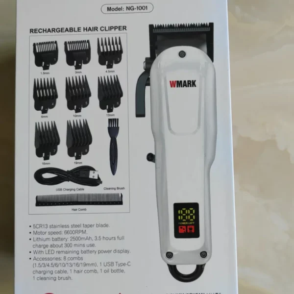 NG-1001 rechargeable digital clippers