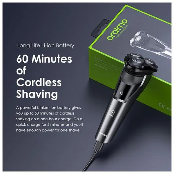 oraimo Smart Shaver 2 IPX7 Smoothness Shaver