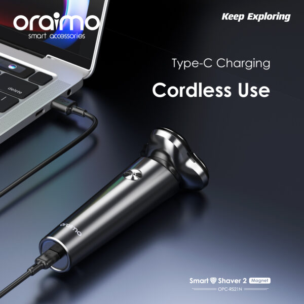 oraimo Smart Shaver 2 Magnet 3D Dual Ultra-thin Shaver