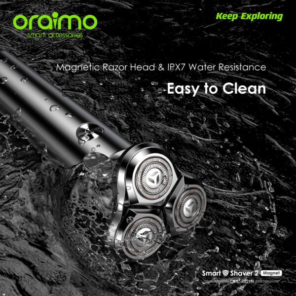 oraimo Smart Shaver 2 Magnet 3D Dual Ultra-thin Shaver